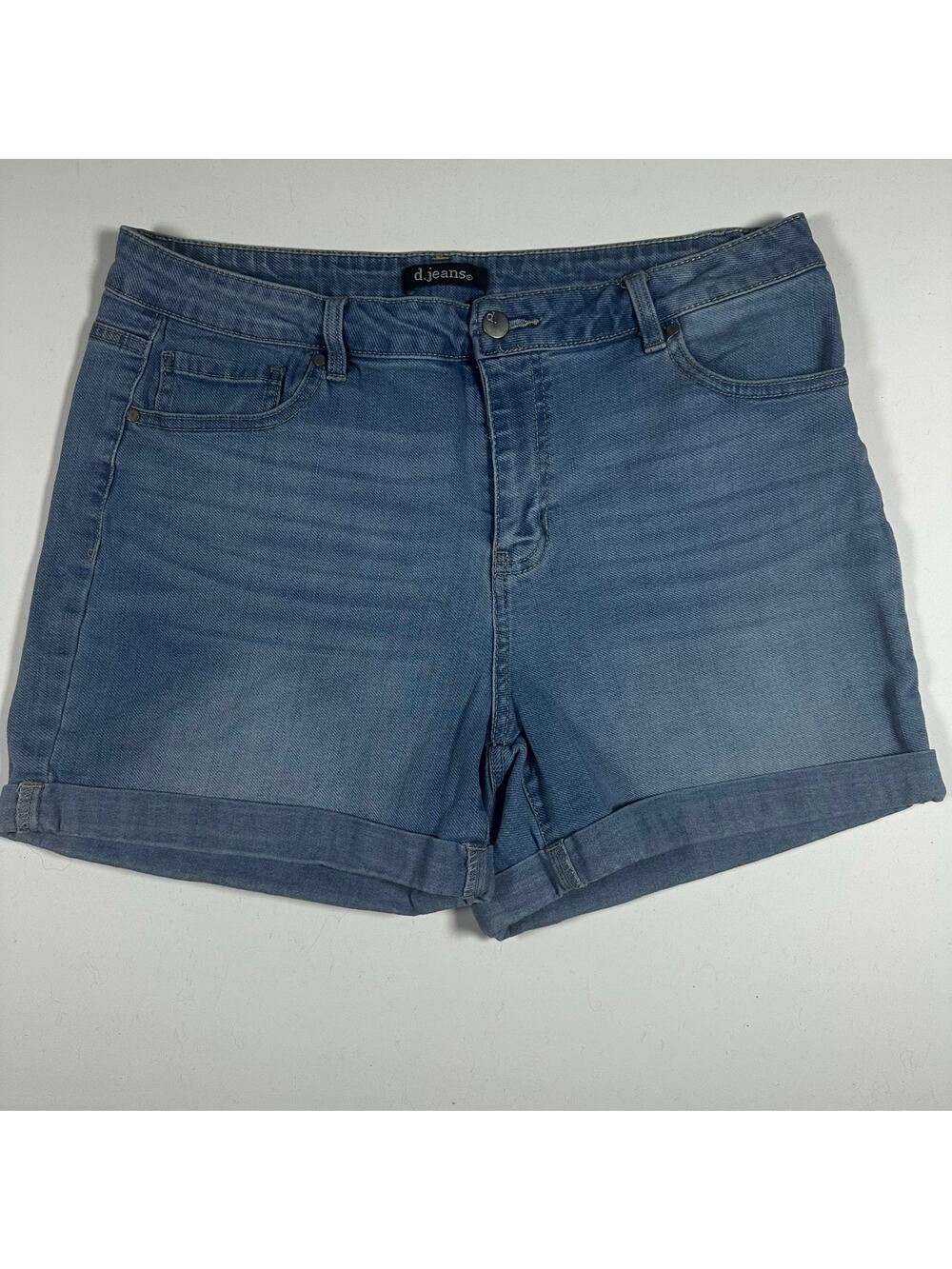 d.jeans Denim Cuffed Shorts 16